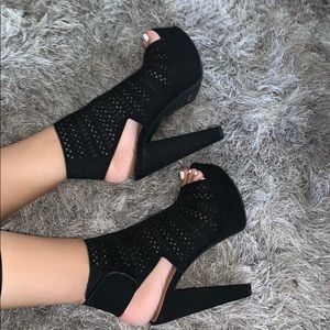 Black heels